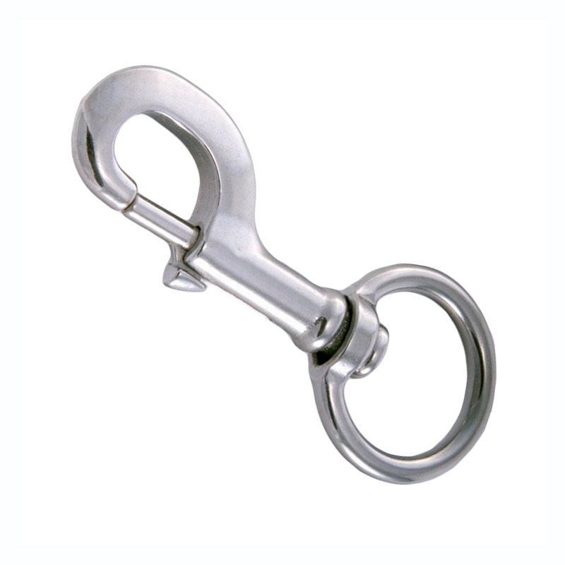 SWIVEL BOLT SNAP SS 88mm - Click Image to Close